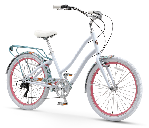 AO Women s Bicycle Co. Rosa 21 Speed Hybrid Road Trail Bike A O Bicycle Company