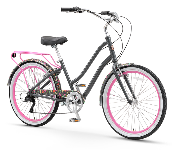 A/O Frida Limited 7-Speed Step-Through Touring Hybrid Bicycle