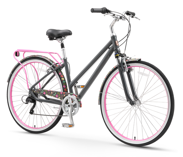 A/O Rosa Limited 7-Speed Hybrid Commuter Bicycle