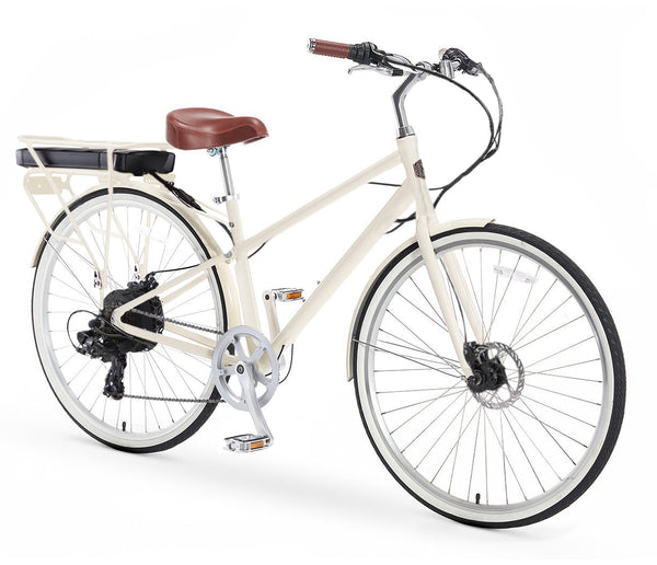 AO Women's Bicycle Co. Maya 7-Speed 500W Hybrid Commuter Electric Bike